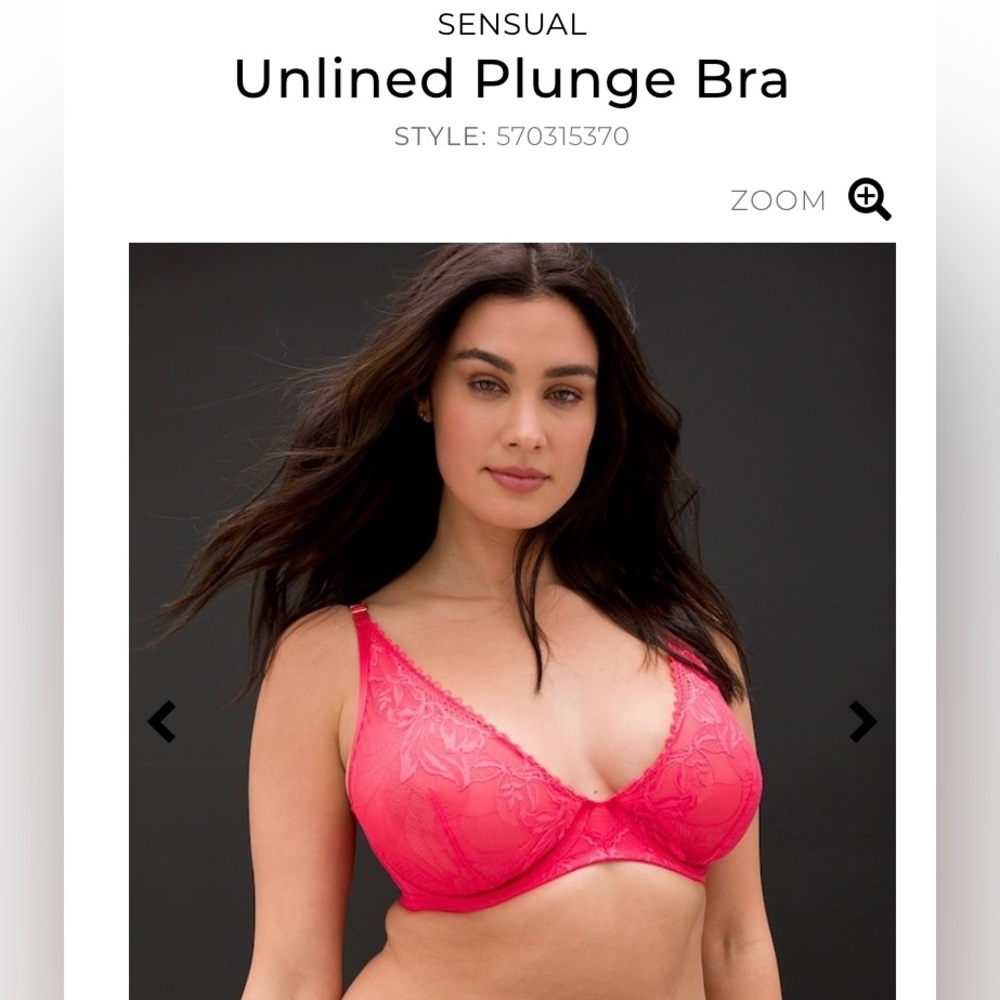 36D heart’s desire coral color unlined soma bra. NWT